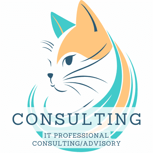 Consulting logo, a handshake